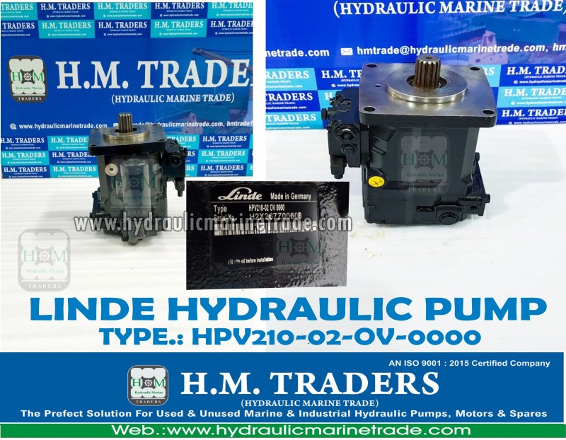 Used HYDRAULIC PUMP TYPE HPV210-02 OV  0000 Hydraulic