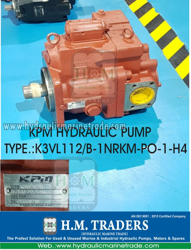 Used HYDRAULIC PUMP TYPE: K3VL112/B-1NRKM-PO-1-H4 Hydraulic