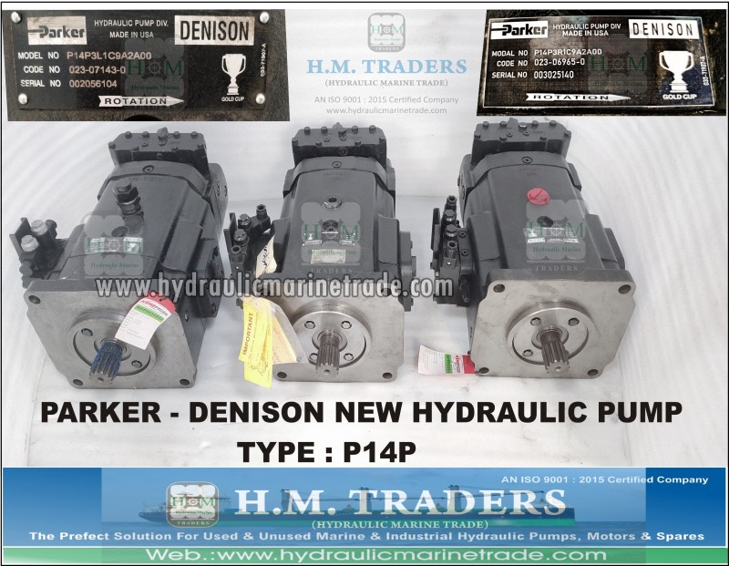 Used PARKER - DENISON NEW HYDRAULIC PUMP (TYPE : P14P) Hydraulic