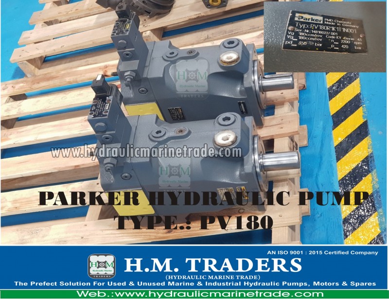Used PUMP TYPE.: PV180 Hydraulic