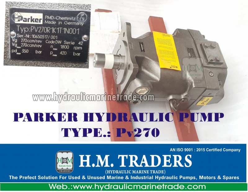 Used PUMP TYPE.: PV270 Hydraulic